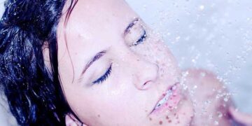 shower wet face pressure